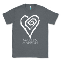 Charcoal Heather marlyn manson special music popular Classic Tee - linhVisuals