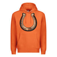 Carrot western horseshoe Premium Hoodie - BarkalooDesign