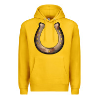 Lemon western horseshoe Premium Hoodie - BarkalooDesign