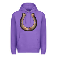 Purple western horseshoe Premium Hoodie - BarkalooDesign