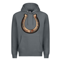 Rock western horseshoe Premium Hoodie - BarkalooDesign