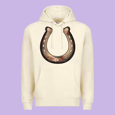 Western Horseshoe Premium Hoodie Designed By Barkaloodesign