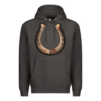 Smoke western horseshoe Premium Hoodie - BarkalooDesign