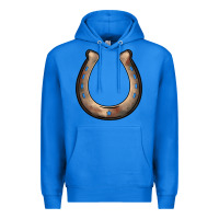 True Royal western horseshoe Premium Hoodie - BarkalooDesign