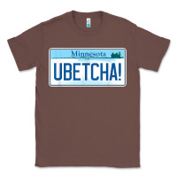 Chestnut ubetcha (you betcha) minnesota license plate t shirt Classic Tee - linhVisuals