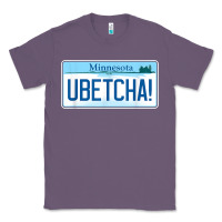Lavender ubetcha (you betcha) minnesota license plate t shirt Classic Tee - linhVisuals
