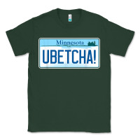 Sports Green ubetcha (you betcha) minnesota license plate t shirt Classic Tee - linhVisuals
