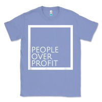 Colony Blue people over profit democratic socialism pro socialist symbol t shirt Classic Tee - linhVisuals
