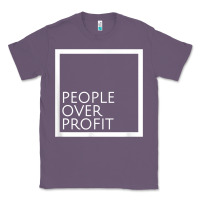Lavender people over profit democratic socialism pro socialist symbol t shirt Classic Tee - linhVisuals