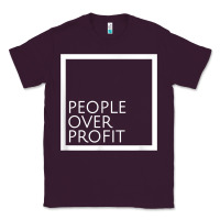 Plum people over profit democratic socialism pro socialist symbol t shirt Classic Tee - linhVisuals