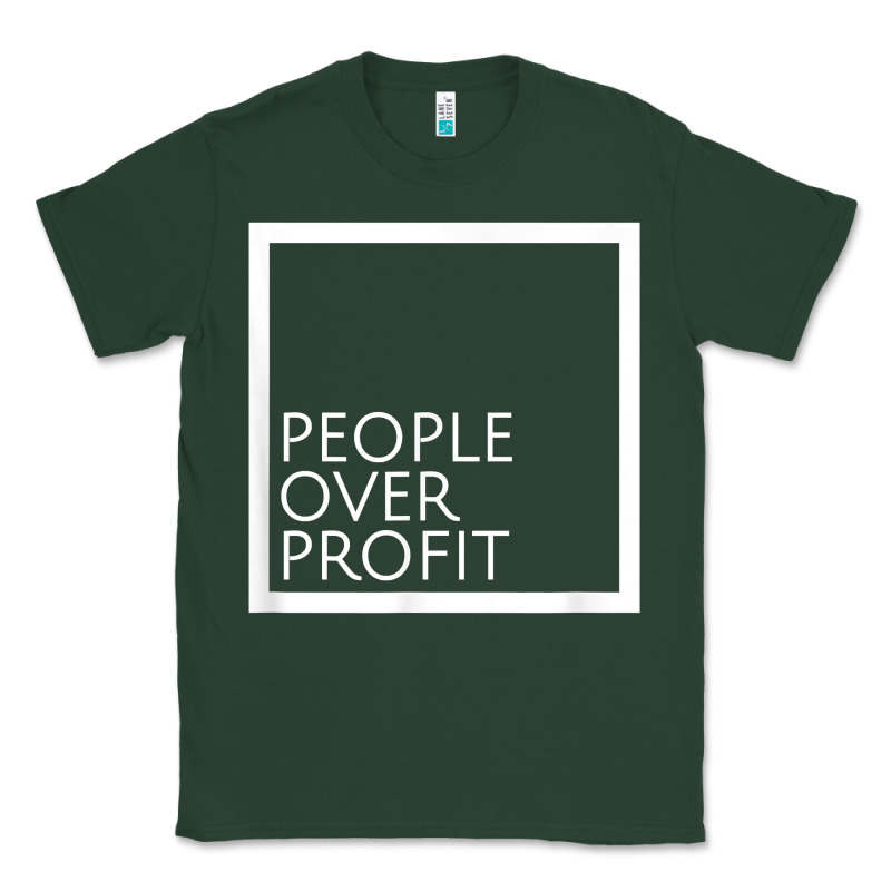 People Over Profit Democratic Socialism Pro Socialist Symbol T Shirt Classic Tee by linhVisuals | Teevron