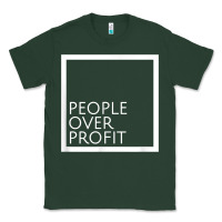 Sports Green people over profit democratic socialism pro socialist symbol t shirt Classic Tee - linhVisuals