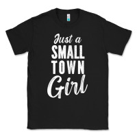 Black womens just a small town girl journey t shirt Classic Tee - linhVisuals