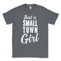 Charcoal Heather womens just a small town girl journey t shirt Classic Tee - linhVisuals