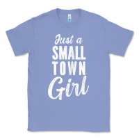 Colony Blue womens just a small town girl journey t shirt Classic Tee - linhVisuals