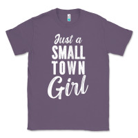 Lavender womens just a small town girl journey t shirt Classic Tee - linhVisuals