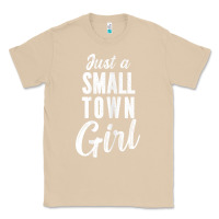 Mushroom womens just a small town girl journey t shirt Classic Tee - linhVisuals
