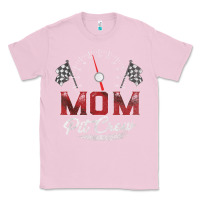 Bubblegum Pink race car mom pit crew racing family birthday party t shirt Classic Tee - linhVisuals