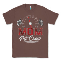 Chestnut race car mom pit crew racing family birthday party t shirt Classic Tee - linhVisuals