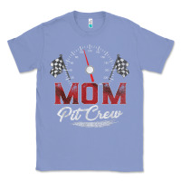 Colony Blue race car mom pit crew racing family birthday party t shirt Classic Tee - linhVisuals
