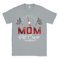 Heather Grey race car mom pit crew racing family birthday party t shirt Classic Tee - linhVisuals