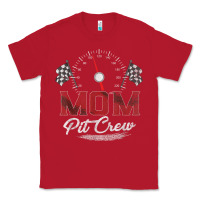 Red race car mom pit crew racing family birthday party t shirt Classic Tee - linhVisuals