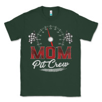 Sports Green race car mom pit crew racing family birthday party t shirt Classic Tee - linhVisuals