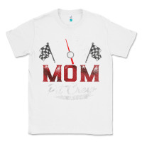 White race car mom pit crew racing family birthday party t shirt Classic Tee - linhVisuals