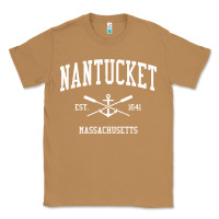 Toasted Coconut nantucket ma vintage crossed oars & boat anchor sports pullover hoodie Classic Tee - linhVisuals