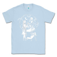Dusty Blue nightmare before christmas jack and sally t shirt Classic Tee - linhVisuals