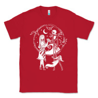Red nightmare before christmas jack and sally t shirt Classic Tee - linhVisuals