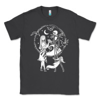 Nightmare Before Christmas Jack And Sally T Shirt Classic Tee | Teevron