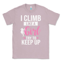 Lilac climbing climb mountain climbing like a girl 345 climb climbing lover Classic Tee - linhVisuals
