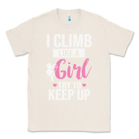 Natural climbing climb mountain climbing like a girl 345 climb climbing lover Classic Tee - linhVisuals