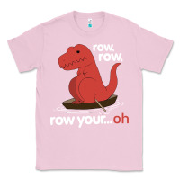 Bubblegum Pink dinosaur dino trex row t rex saurus Classic Tee - linhVisuals