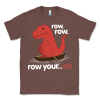 Chestnut dinosaur dino trex row t rex saurus Classic Tee - linhVisuals