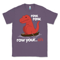 Lavender dinosaur dino trex row t rex saurus Classic Tee - linhVisuals