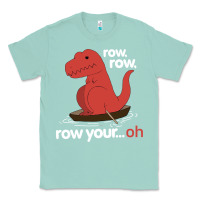 Seafoam dinosaur dino trex row t rex saurus Classic Tee - linhVisuals