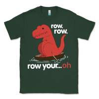 Sports Green dinosaur dino trex row t rex saurus Classic Tee - linhVisuals