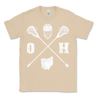 Mushroom ohio lacrosse sticks & helmet state outline lax player t shirt Classic Tee - linhVisuals