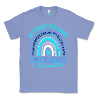 Colony Blue no excuse child abuse prevention awareness leopard rainbow t shirt Classic Tee - linhVisuals