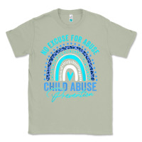 Matcha no excuse child abuse prevention awareness leopard rainbow t shirt Classic Tee - linhVisuals