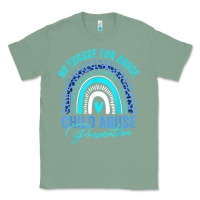 Sage no excuse child abuse prevention awareness leopard rainbow t shirt Classic Tee - linhVisuals