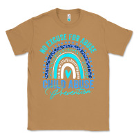 Toasted Coconut no excuse child abuse prevention awareness leopard rainbow t shirt Classic Tee - linhVisuals