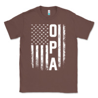 Chestnut opa gift america flag gift for men father's day pullover hoodie Classic Tee - linhVisuals