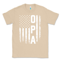 Mushroom opa gift america flag gift for men father's day pullover hoodie Classic Tee - linhVisuals