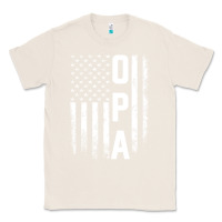 Natural opa gift america flag gift for men father's day pullover hoodie Classic Tee - linhVisuals