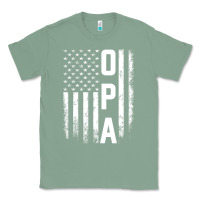 Sage opa gift america flag gift for men father's day pullover hoodie Classic Tee - linhVisuals