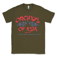Army Green orchids of asia kraft massage football t shirt Classic Tee - linhVisuals