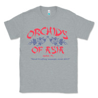 Heather Grey orchids of asia kraft massage football t shirt Classic Tee - linhVisuals